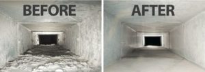 BEFORE AND AFTER DUCT CLEANING