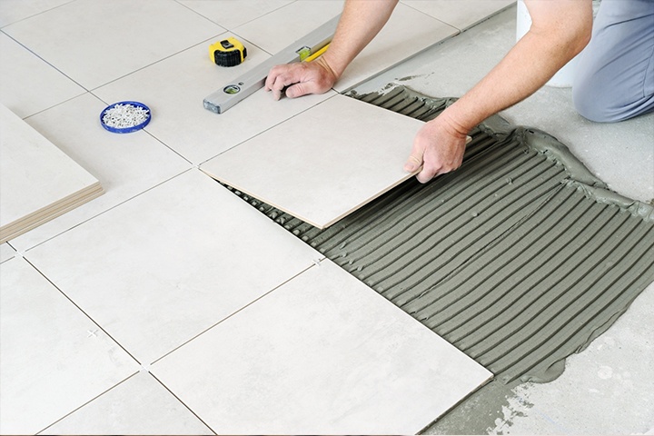 tiles Fixing-Installation