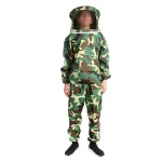 Jacket Pants Veil Bee Protective Dress Camouflage Beekeeping Suit