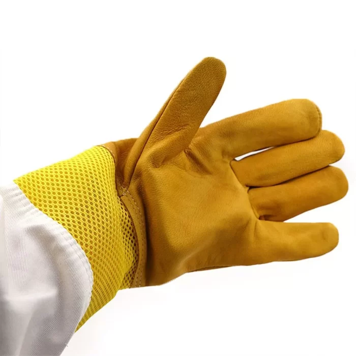 Beekeepers Bee Gloves Quality Soft White Goat Leather